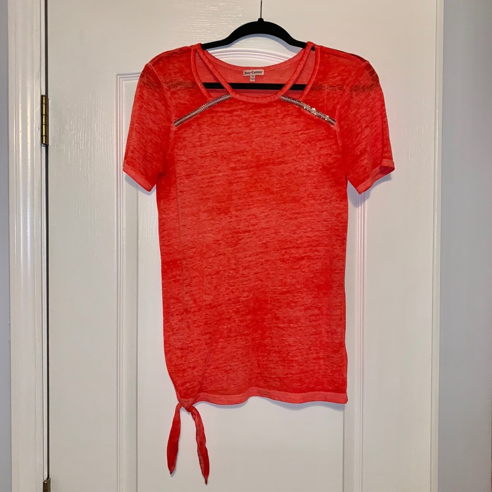 Juicy Couture Tie Side Top